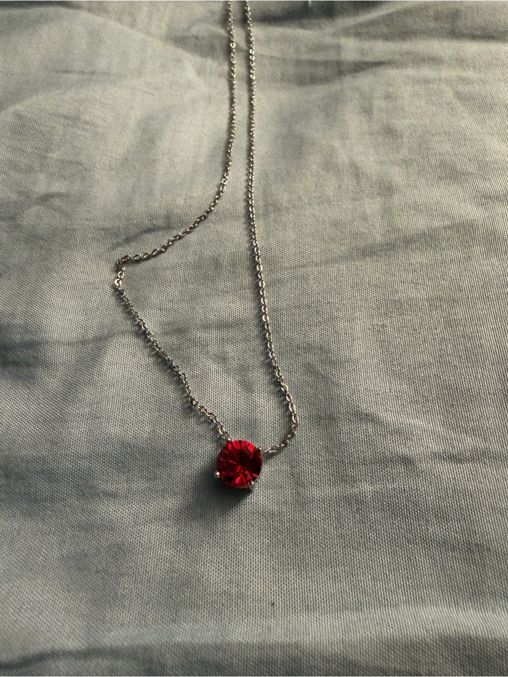 Parklane Red Crystal Pendant Necklace - Women's Jewelry